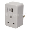 av:link EU To UK Travel Adaptor USB A + C