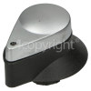 Rangemaster Control Knob - Black & Silver