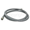 LG F1222TD 2.4mtr. Drain Hose 21mm End With Right Angle End 21mm, Internal Dia.s'