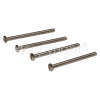 Wellco 50mm Nickel Plated Screws (Pack Of 4)