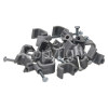 Wellco Pack Of 20 1.5mm Twin & Earth Cable Clips - Grey