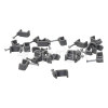 Wellco Pack Of 100 2.5mm Twin & Earth Cable Clips