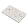 Wellco Twin Switched Socket