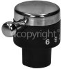 Rangemaster Grill Control Knob -6mm Chrome/black