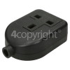 13A Single Trailing Socket Rubberised - Black