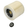 Vacuum Cleaner Wet & Dry Cartridge Filter