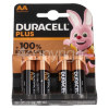 Duracell Plus Power +100% AA Batteries (Pack Of 4)