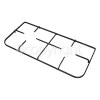 Hotpoint 2 Burner Black Grid / Pan Support Stand : 545x255mm