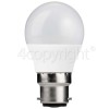 TCP 4.9W B22 LED Mini Globe Warm White Non-Dimmable Bulb 470LM - Pack Of 2