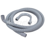 4ourhouse Approved part Universal 2. 5M Drain Hose 19mm End With Right Angle End 22mm, Internal Dia.S'