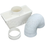 4ourhouse Approved part Universal Vent Kit Condenser Box (2m Length By 4" Hose)