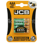 Genuine JCB AAA NiMH Rechargeable Batteries (Ready To Use)