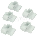 Genuine Bosch Neff Siemens Evaporator Door Hinge Socket (Pack Of 5)