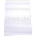 Genuine Staples Advantage A4 Memo Pad - 80 Leaf