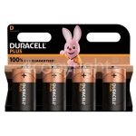 Genuine Duracell Plus Power +100% D Batteries (Pack Of 4)