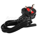 4ourhouse Approved part 2M 5A Figure 8 Mains Lead - UK Plug