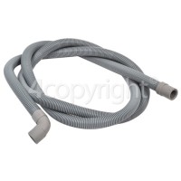 Hoover LB A 040 S 2.3mtr. Drain Hose 19mm End With Right Angle End 22mm, Internal Dia.s'