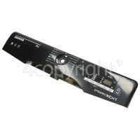 Hoover Black Control Panel Fascia Assembly