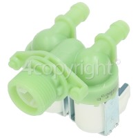 Hoover MK 7165-84 Cold Water Double Inlet Solenoid Valve : 180Deg. With 12 Bore Outlets & Protected (push) Connector Pins