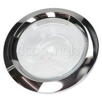 Hoover DXA 610AIW3/1-80 Door Assembly - Chrome