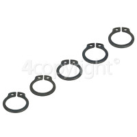 Hoover ABHDV75EX Circlip - Pack Of 5 : Inside Dia. 12mm