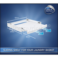 Care+Protect Universal Washing Machine & Tumble Dryer Stacking Kit With Sliding Shelf