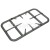 Rangemaster Wok & High Burner Pan Support Prof/Zen CAT2 Pan Stand : 440x255mm