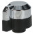 Rangemaster Hob Burner Control Knob - Silver / Black