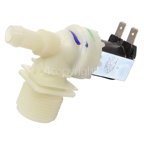 QDW120 Cold Water Single Solenoid Inlet Valve : 90Deg. 12 Bore Outlet