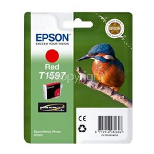 Epson Genuine T1597 Red Ink Cartridge