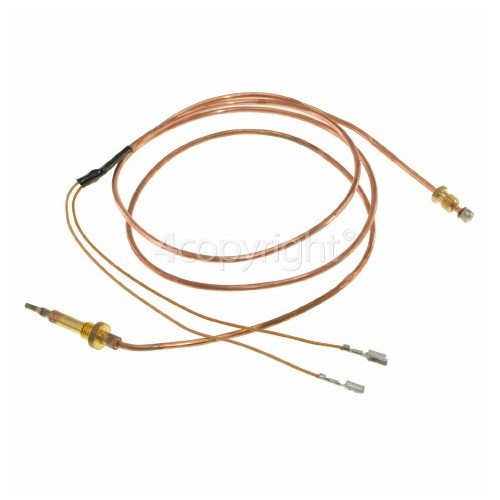 Belling Thermocouple With Two Tag Ends 1300mm www.bellingspares.co.uk