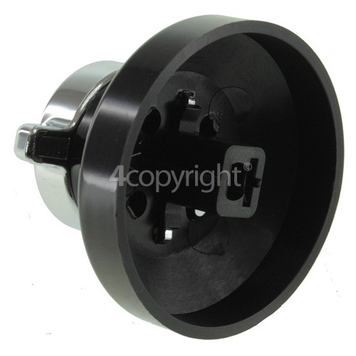 Stoves Hob / Grill Control Knob Black & Chrome stovesspares.co.uk