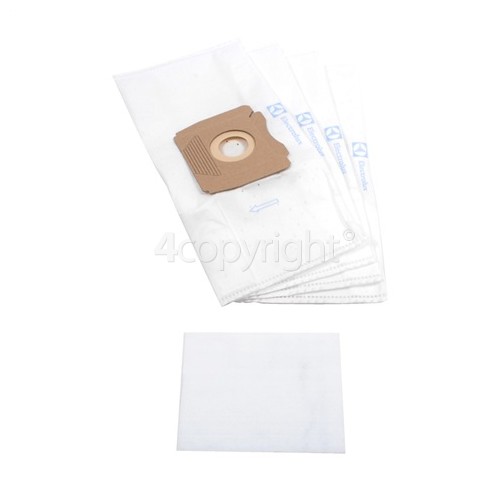 Electrolux ES53 Synthetic Dust Bag & Filter Kit (Pack Of 4)