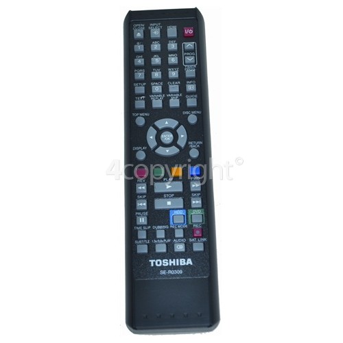 Toshiba RD88DTKB SER0309 Remote Control