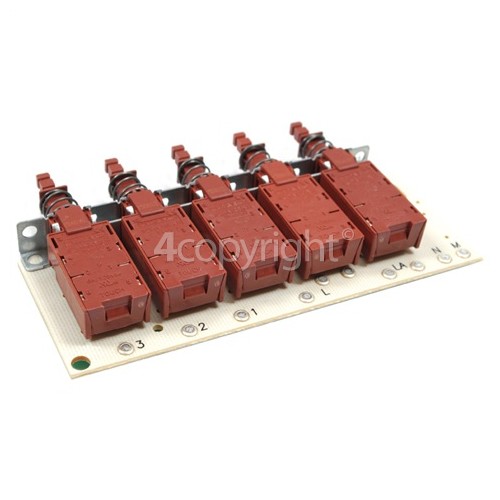 Hotpoint HE62W PCB Push Button