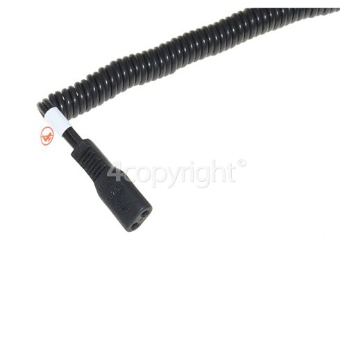 Philips 2 Pin Coiled Shaver Mains Lead - 1.8m