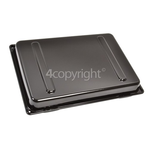 Hotpoint DU2540IX Grill Pan : 380x283x65mm Deep