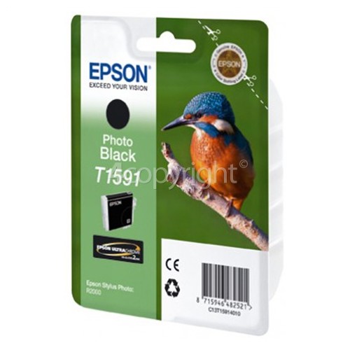 Epson Genuine T1591 Photo Black Ink Cartridge