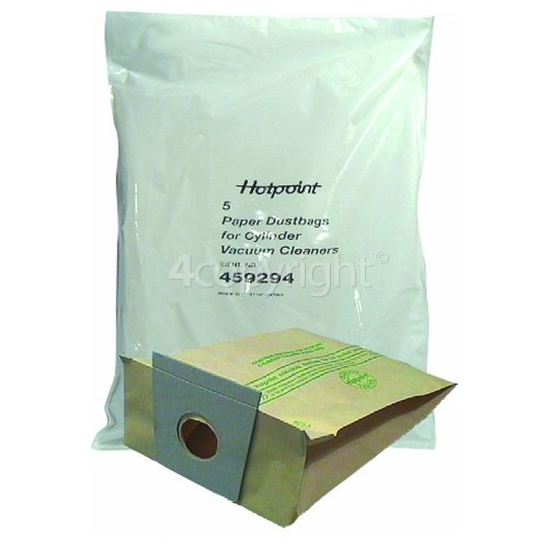 Hotpoint 3390B Dust Bag (Pack Of 5)