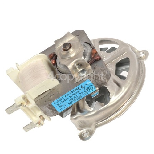Belling Fan Oven Motor Plaset M2566 www.bellingspares.co.uk