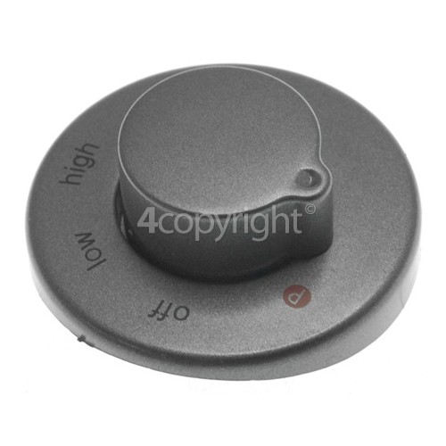 Kenwood Control Knob With Bezel - Silver | www.4kenwood.co.uk