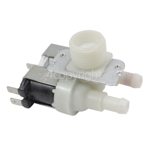 Whirlpool Cold Water Double Solenoid Inlet Valve : 90Deg. With 12 Bore Outlets