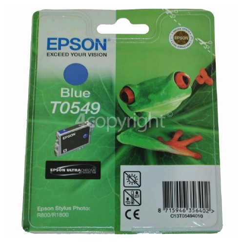 Epson Genuine T0549 Blue Ink Cartridge