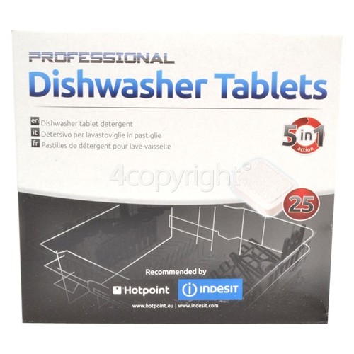 Indesit Professional Dishwasher Tablets For Any Make