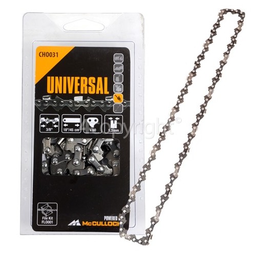 McCulloch Titanium 460 CHO031 45cm (18") 60 Drive Link Chainsaw Chain