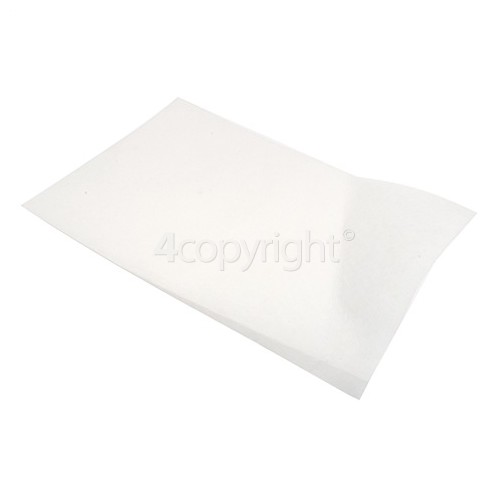 Hoover HBP 60 X Cookerhood Filter : Thin Foam / Paper : JTA1010P1 1010P. 1 560X350MM