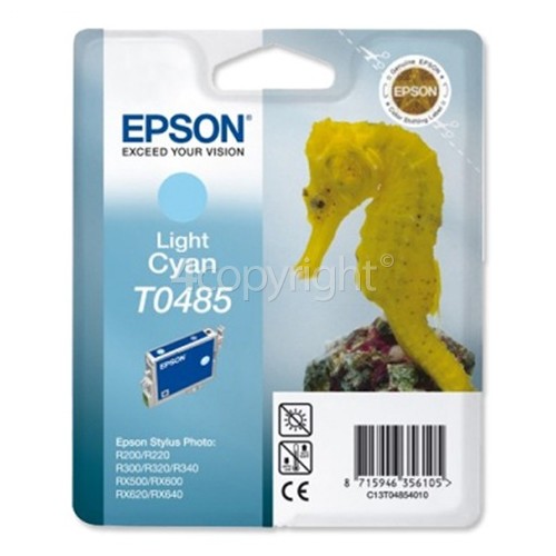 Epson Genuine T0485 Cyan Ink Cartridge