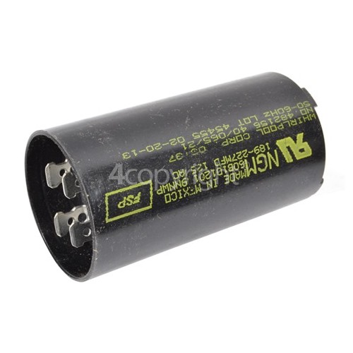 Whirlpool 3LBR6132EQ Capacitor 4TAG : Motor Start : NGM 189-227MFD 125AC