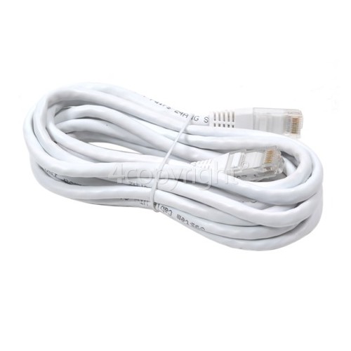 CAT6 RJ45 Patch Lead: White: 3M