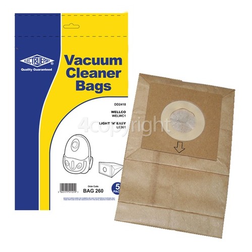 Dirt Devil Type 10 Dust Bag (Pack Of 5) - BAG260